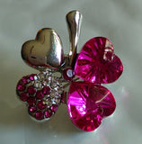 Four Leaf Gemstone Pendant, Women's  Jewelry