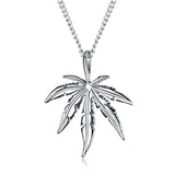 Leaf Pendant Necklace, Men's Jewelry