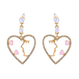 Cute Face Earrings, Women's Jewelry