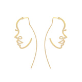 Cute Face Earrings, Women's Jewelry