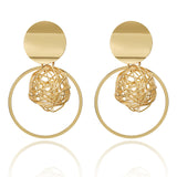 Big Geometric Earrings, Women's Jewelry