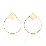 Big Geometric Earrings, Women's Jewelry