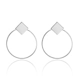 Big Geometric Earrings, Women's Jewelry