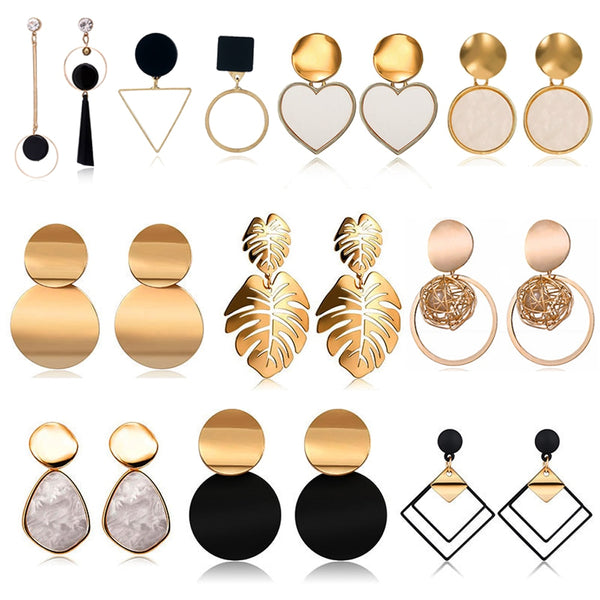 New Fashion Geometric Earrings, Women's  Jewelry