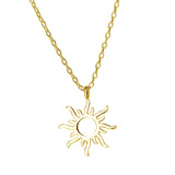 Sun Necklace, Women's Jewelry
