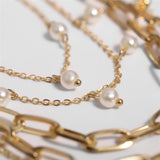 Bohemian Pearl Necklace, Women's Jewelry