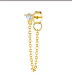 Personality Back Hanging Earrings, Women's Jewelry