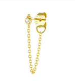 Personality Back Hanging Earrings, Women's Jewelry