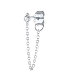 Personality Back Hanging Earrings, Women's Jewelry