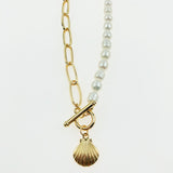 Sea Shell Pendant Necklace, Women's Jewelry