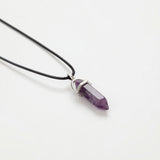 Natural Crystal Pendants Necklace, Women's Jewelry