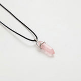Natural Crystal Pendants Necklace, Women's Jewelry