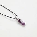 Natural Crystal Pendants Necklace, Women's Jewelry
