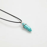 Natural Crystal Pendants Necklace, Women's Jewelry