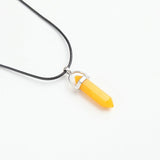 Natural Crystal Pendants Necklace, Women's Jewelry