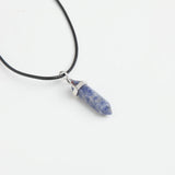 Natural Crystal Pendants Necklace, Women's Jewelry
