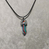 Natural Crystal Pendants Necklace, Women's Jewelry