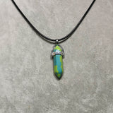Natural Crystal Pendants Necklace, Women's Jewelry