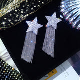Star Dangle Earrings, Women's Jewelry