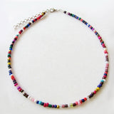 Bohemian Handmade Rainbow Necklace, Women's Jewelry