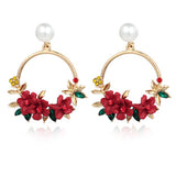 Flower Earrings, Women's Jewelry