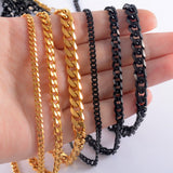 Chain Black Necklace, Women/Men's Jewelry