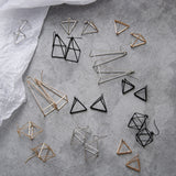 3D Shapes Earrings Set for Women Jewelry