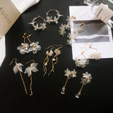 Flower Earrings, Women's Jewelry