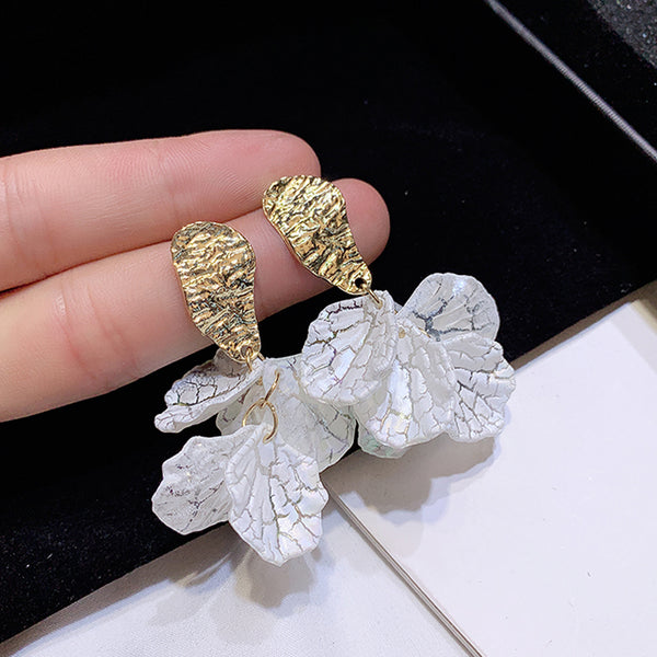 White Flower Earrings For Women's Jewelry