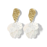 White Flower Earrings For Women's Jewelry
