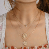 Tocona Boho Shiny Crystal Pendant Multilayer Chain Necklace, Women's  Jewelry