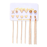 Women's Earrings Set Tassel Pearl Earrings For Women