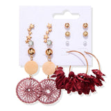 Women's Earrings Set Tassel Pearl Earrings For Women