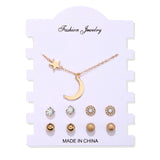 Women's Earrings Set Tassel Pearl Earrings For Women