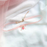 Lovely Pink Choker, Women's Jewelry