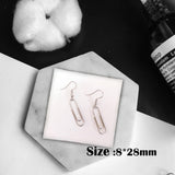 Sliver Handcuffs Blade Drop Earrings For Women Jewelry