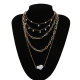 Bohemian Pearl Necklace, Women's Jewelry