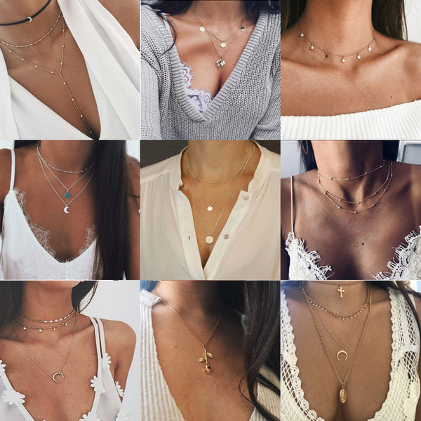 Tocona Multilayer Pendant Necklace, Women's  Jewelry