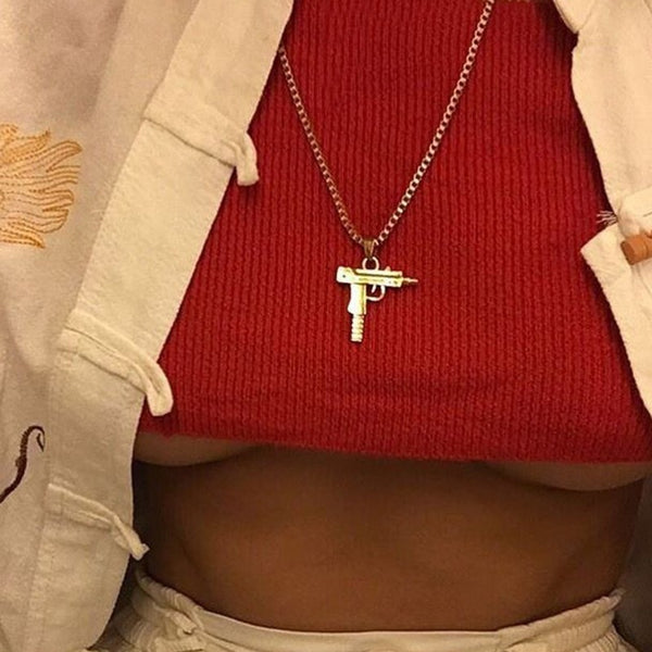 Gun Girl Necklace,  Women's Jewelry
