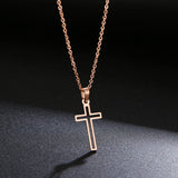 Chain Cross Necklace, Women's Jewelry