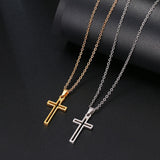 Chain Cross Necklace, Women's Jewelry