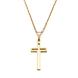 Chain Cross Necklace, Women's Jewelry