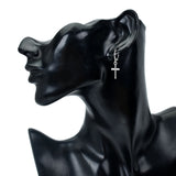 Small Cross Drop Dangle Earrings, Women/Men's  Jewelry