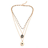 Retro Cross Pendant Necklace, Women's Jewelry