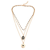 Retro Cross Pendant Necklace, Women's Jewelry