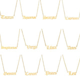 Old English Pendant Necklace, Women's Jewelry