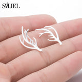 Leaf Geometric Earrings, Women's Jewelry