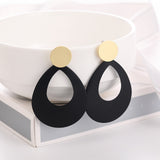 Summer Style Golden Drop Earrings, Women's Jewelry