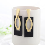 Summer Style Golden Drop Earrings, Women's Jewelry