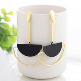 Summer Style Golden Drop Earrings, Women's Jewelry